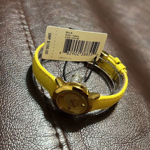 Nixon…New! Watch yellow band/ gold dial - Picture 5 of 5